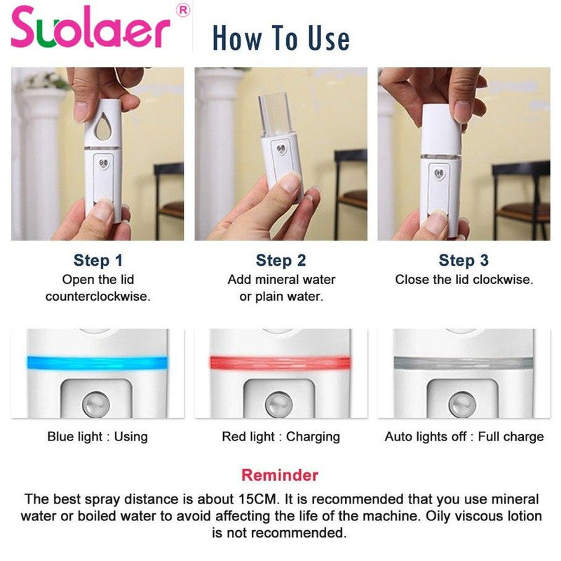 Facial Steamer Humidifier - Relax with Beauty