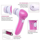 5 in 1 Face Cleansing Brush - Relax with Beauty